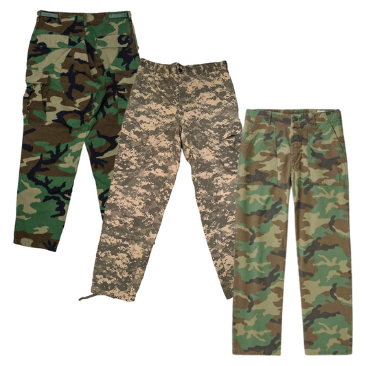 50x CAMOUFLAGE ARMY CAMOUFLAGE TROUSERS